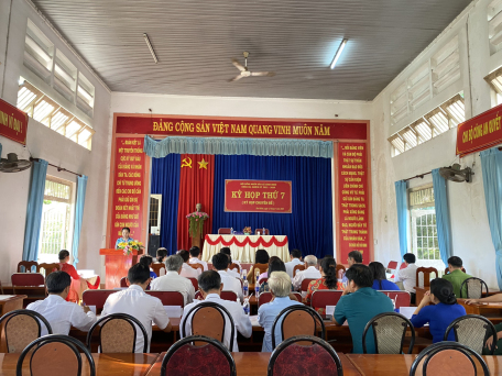 Hội đồng nhân dân xã Bình Minh khóa II, nhiệm kỳ 2021 – 2026 tổ chức kỳ họp thứ 7 (kỳ họp chuyên đề)