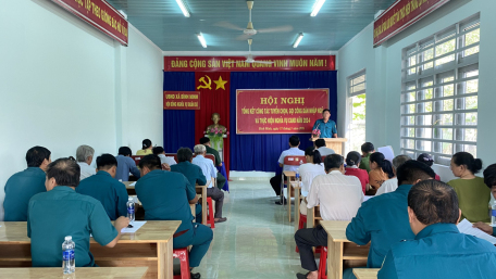 Xã Bình Minh: Hội đồng nghĩa vụ quân sự xã Bình Minh tổ chức hội nghị tổng kết công tác tuyển chọn, gọi công dân nhập ngũ và thực hiện tham gia công an nhân dân năm 2024