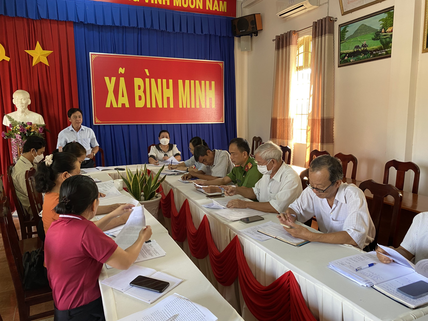 HĐND xã Bình Minh giám sát chuyên đề công tác phòng chống tội phạm ma túy, cờ bạc và vi phạm pháp luật cho vay nặng lãi trên địa bàn xã